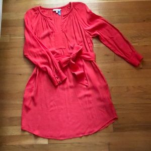Orange/Coral B Repub Dress - w/ pockets - EUC - 8